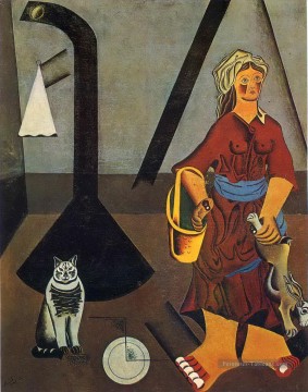 La femme du fermier Joan Miro Peinture à l'huile